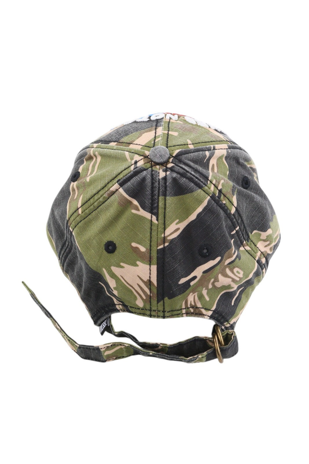 DIESEL C-Ripca vyriška kepurė OS kamufliažinis raštas beisbolo siuvinėta medvilnė unisex 