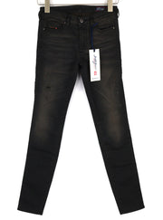 DIESEL Doris-NE 0669Q Womens Jeans W25 Sweat Jogg Slim Skinny Blue Stretchy