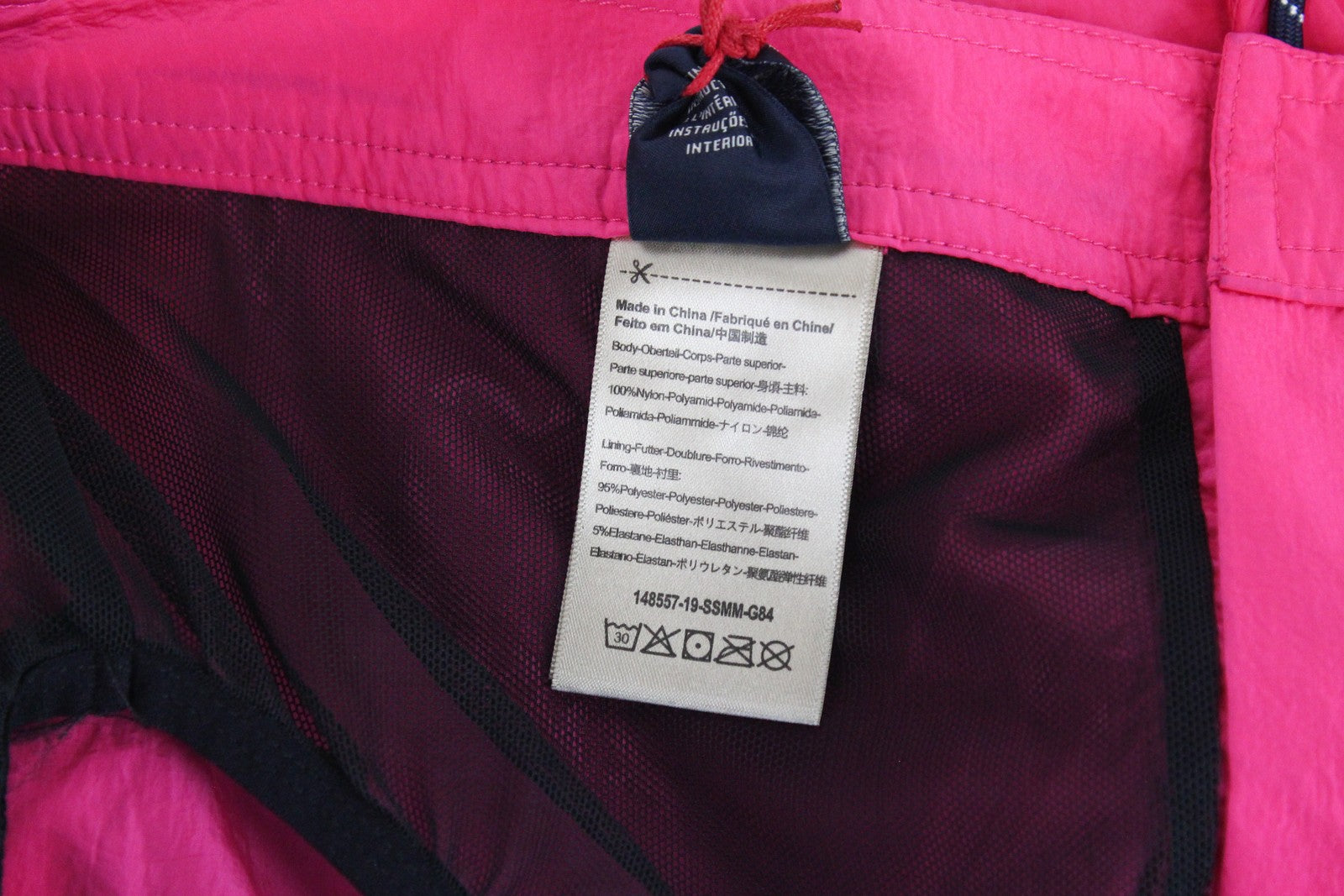 SCOTCH & SODA Ams Couture Men's M Pink Swim Shorts Drawstring Pull-On Summer