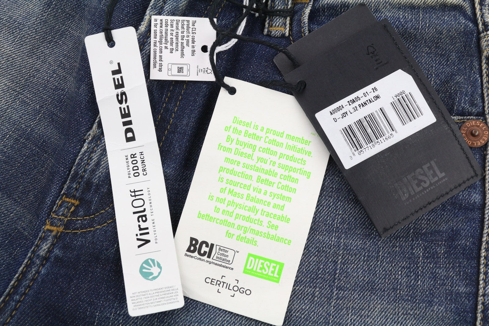 DIESEL D-Joy Z9A05 Womens Jeans W26/L32 Slim Blue Stretchy Washed 5-Pocket