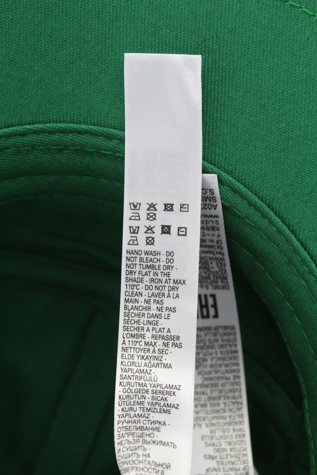 DIESEL C-Smill vyriška kepurė su žalia beisbolo imitacija, siuvinėta visiems metų laikams, laisvalaikio ir unisex stiliaus. 