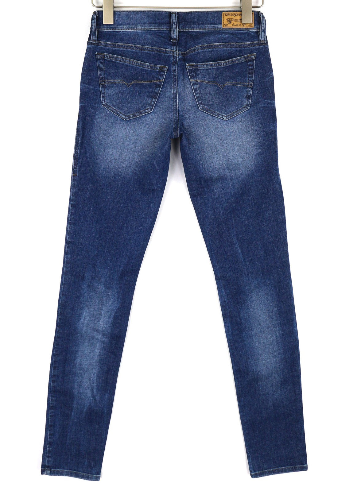 DIESEL Grupee 0836X Womens Jeans W25/L32 Super Slim  Skinny Blue Stretchy