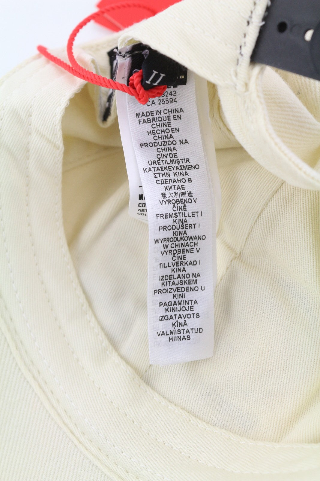 DIESEL C-Syom Men Cap OS White Baseball Embroidered Light Cotton Casual Unisex