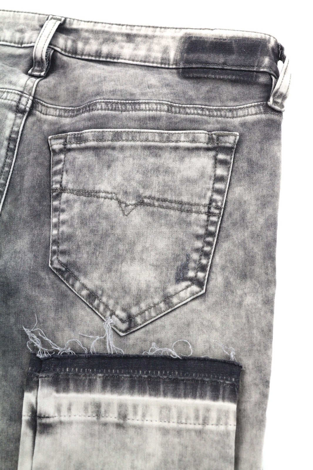 DIESEL Skinzee Low-C 0679S Womens Jeans W28/L32 Slim Skinny Grey Stretch RRP€200