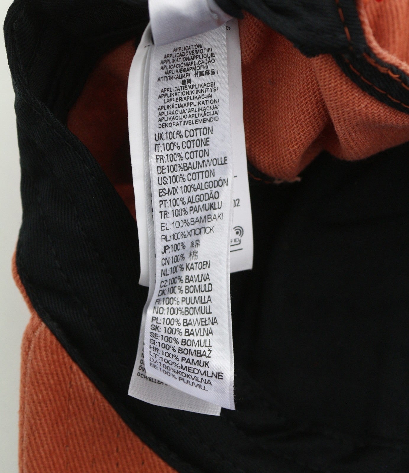 DIESEL C-Syom Men Cap OS Mid Orange Baseball Embroidered Logo Cotton Logo Unisex