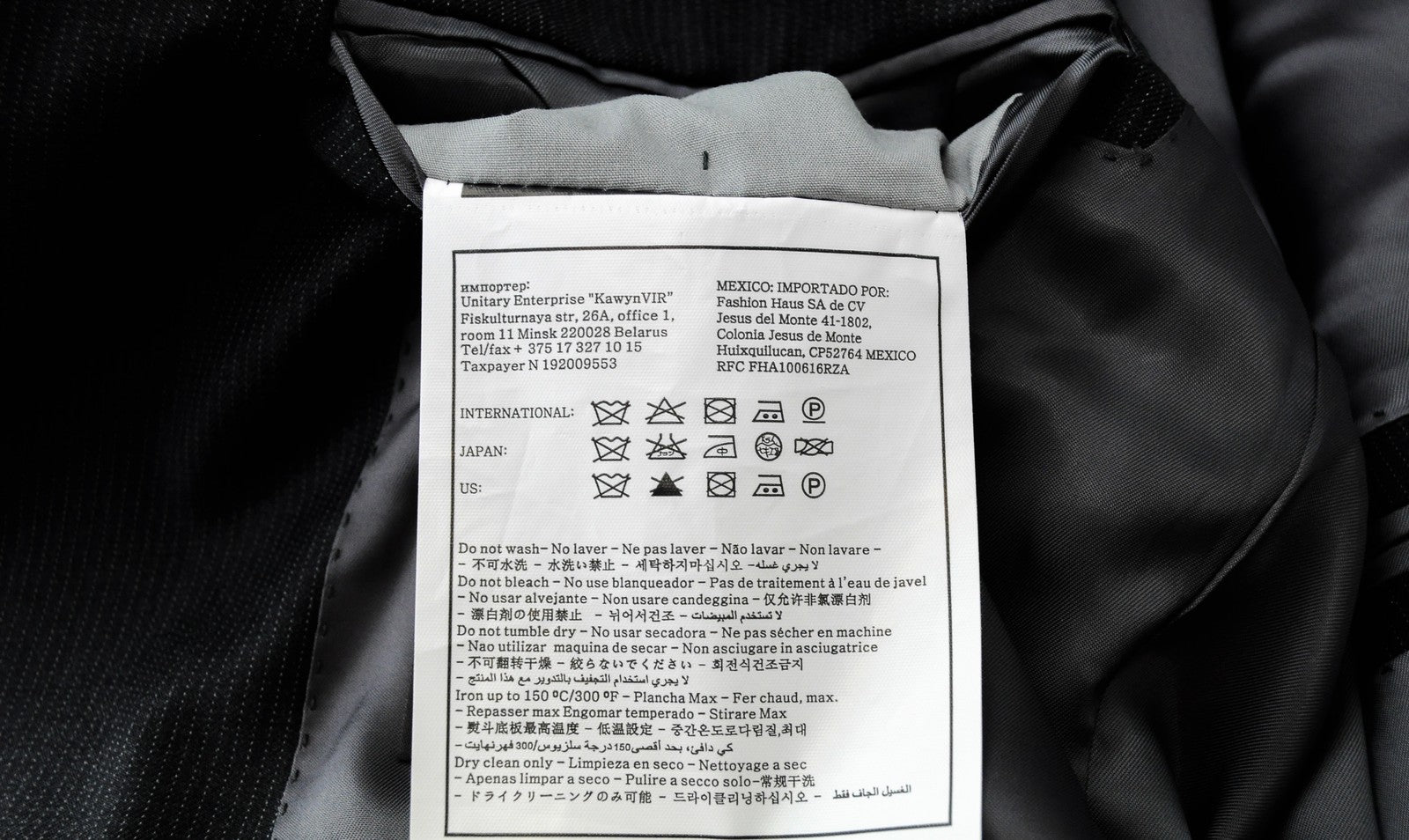 „SUITSUPPLY Napoli“ vyriškas švarkas UK38R vilnonis „Super 110's“ dryžuotas pilkas kostiumo švarkas 