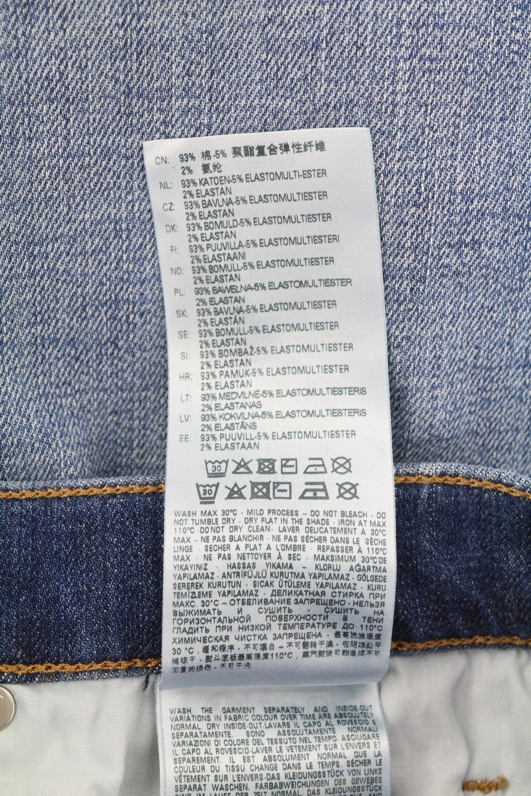 DIESEL 2019 D-Strukt 0DQAE Men Jeans W33/L34 Slim  Zip Fly Fade Effect RRP€175