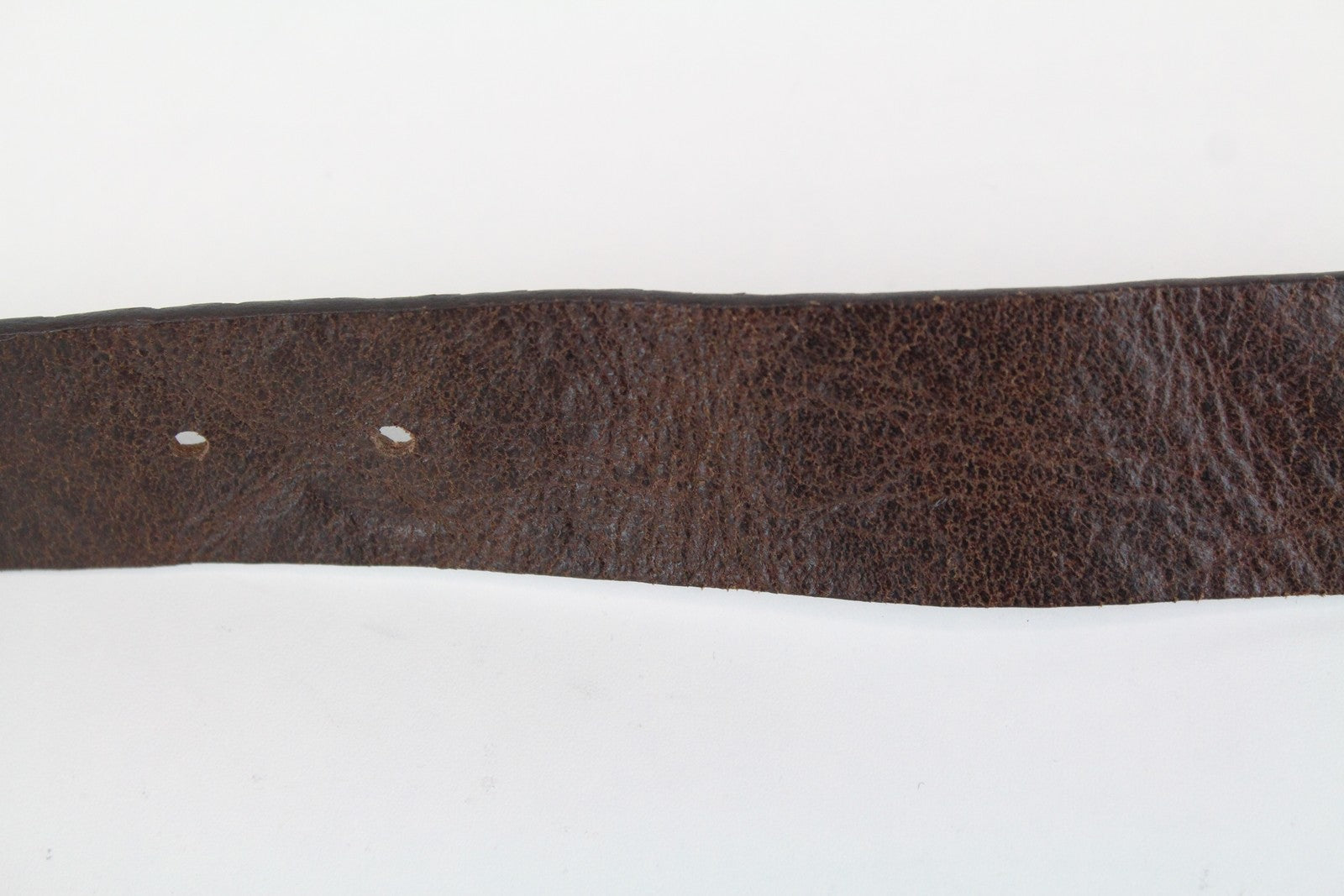 REPLAY vyriškas 85 CM rudas grynos odos diržas su sendinto metalo sagtimi laisvalaikiui 