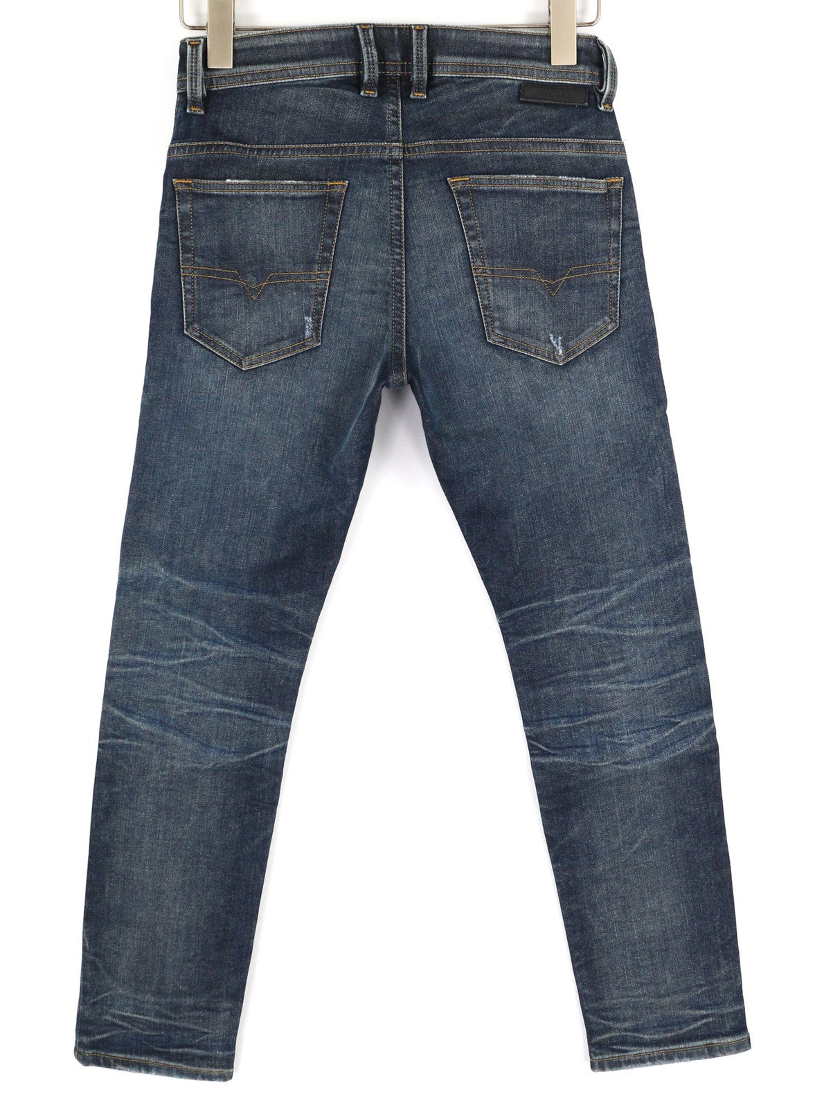 DIESEL Thommer-T 087AI vyriški džinsai W26 Sweat Jogg Slim Distressed mėlyna, elastinga 