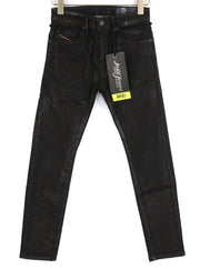 DIESEL Thommer CB-SP1-NE 0098U Vyriški džinsai W26 Sweat Jogg padengta plona juoda 