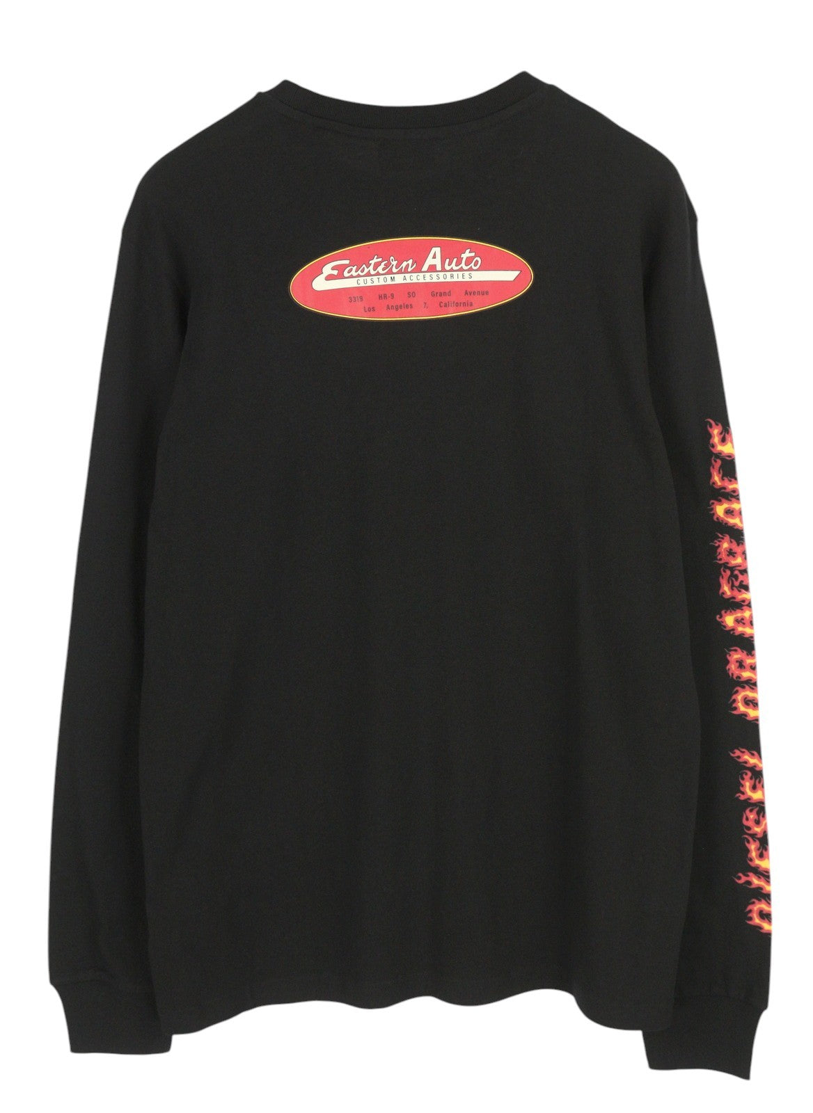 DIESEL T-Just-LS-C3 vyriški marškinėliai XL dydžio, juodi, medvilniniai, apvalia apykakle, ilgomis rankovėmis. Rekomenduojama kaina – 70 €. 