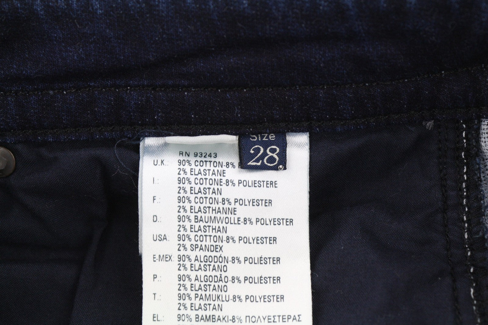 DIESEL Thavar-NE 0607U Mens Jeans W28 Sweat Jogg Slim Dark Blue Stretchy Ripped