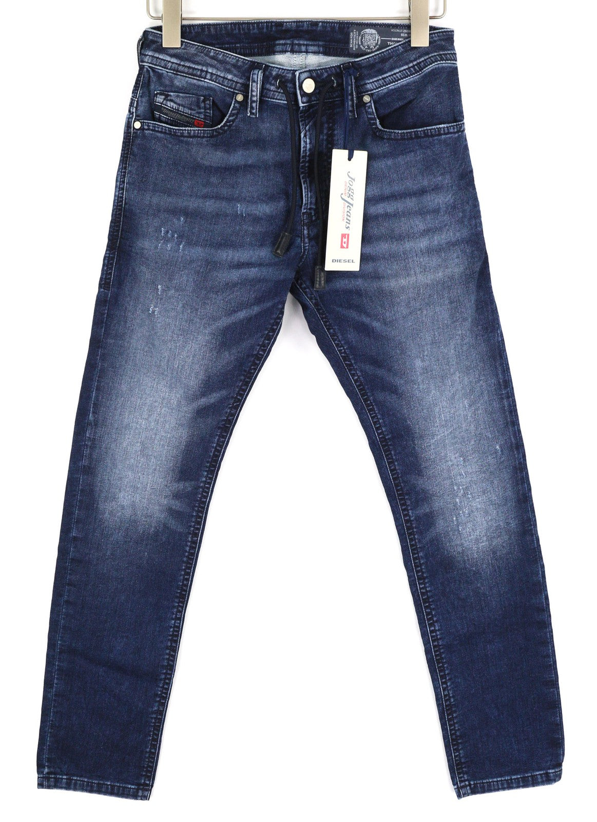 DIESEL Thommer CB-NE 0699Z Vyriški džinsai W28 Sweat Jogg Slim Blue elastingi 