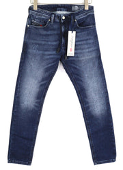 DIESEL Thommer CB-NE 0699Z Vyriški džinsai W28 Sweat Jogg Slim Blue elastingi 