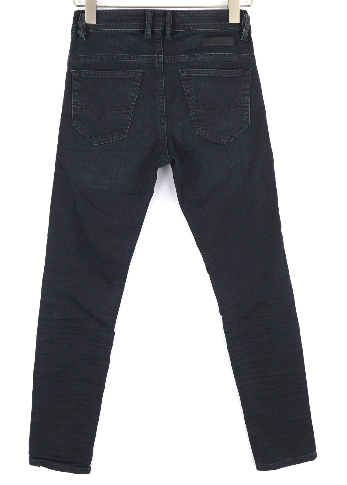 DIESEL Thommer CB-NE 069CM vyriški džinsai W26 Sweat Jogg ploni tamsiai mėlyni, elastingi 