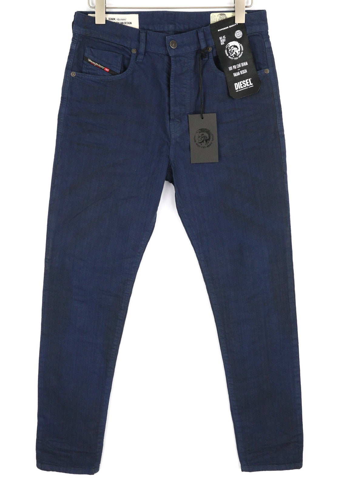 DIESEL D-Mharky-SP4 0078D Mens Jeans W32/L32 Slim Skinny  Blue Stretchy