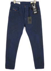 DIESEL D-Mharky-SP4 0078D Mens Jeans W32/L32 Slim Skinny  Blue Stretchy