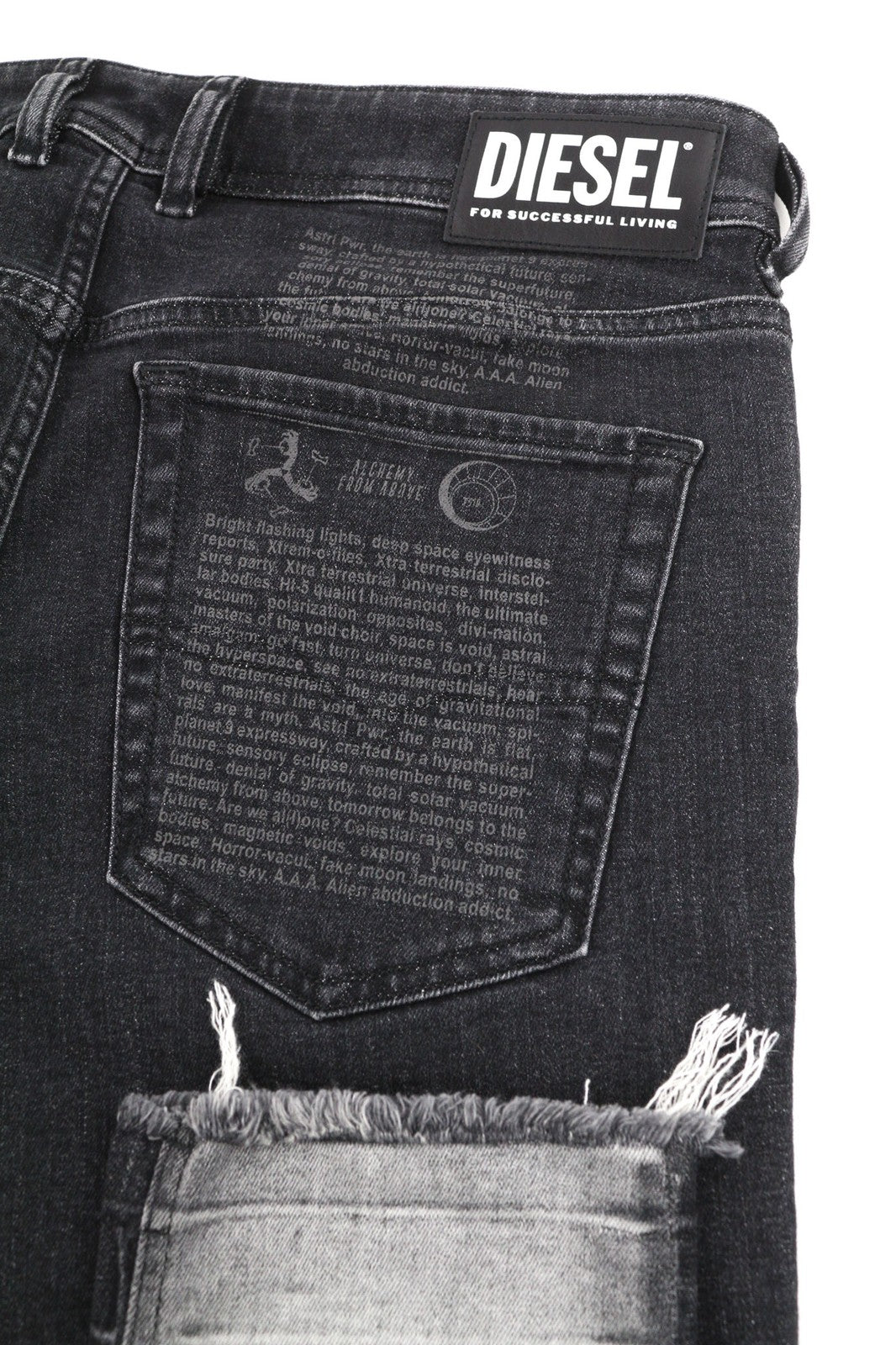 DIESEL Sleenker-X-SP 082AX Mens Jeans W32/L32 Slim Skinny  Washed Grey Stretchy