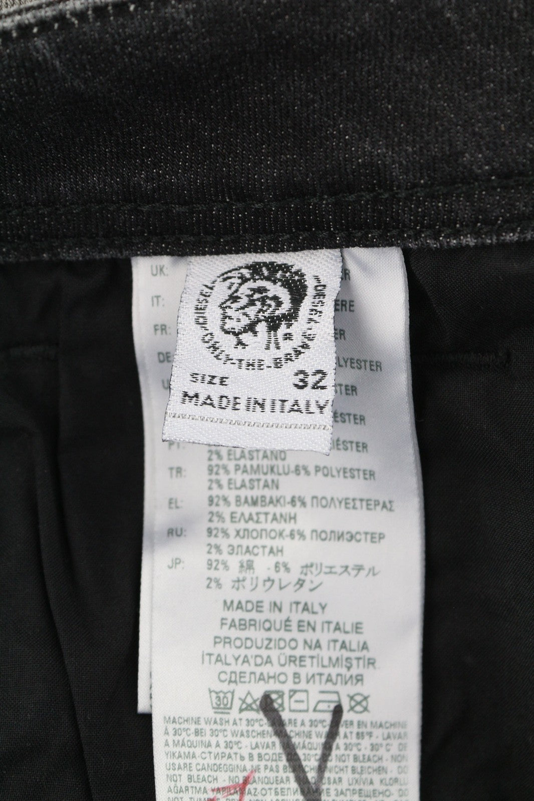 DIESEL Sleenker-X-SP 082AX Mens Jeans W32/L32 Slim Skinny  Washed Grey Stretchy