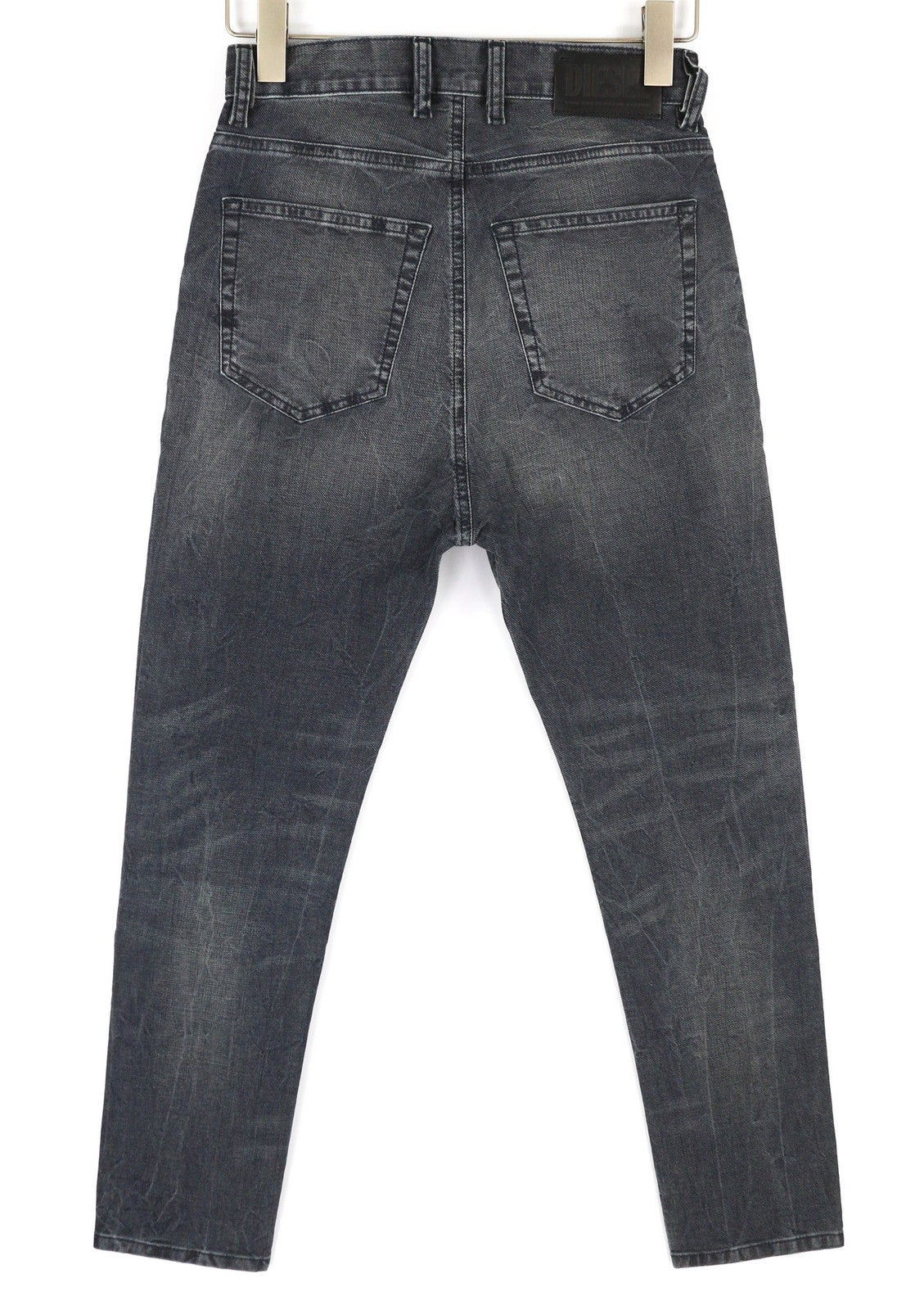 DIESEL D-Vider CB-NE 0090H vyriški džinsai W26 sportiniai jogginiai morkų mėlyni, tamprūs, skalbti 