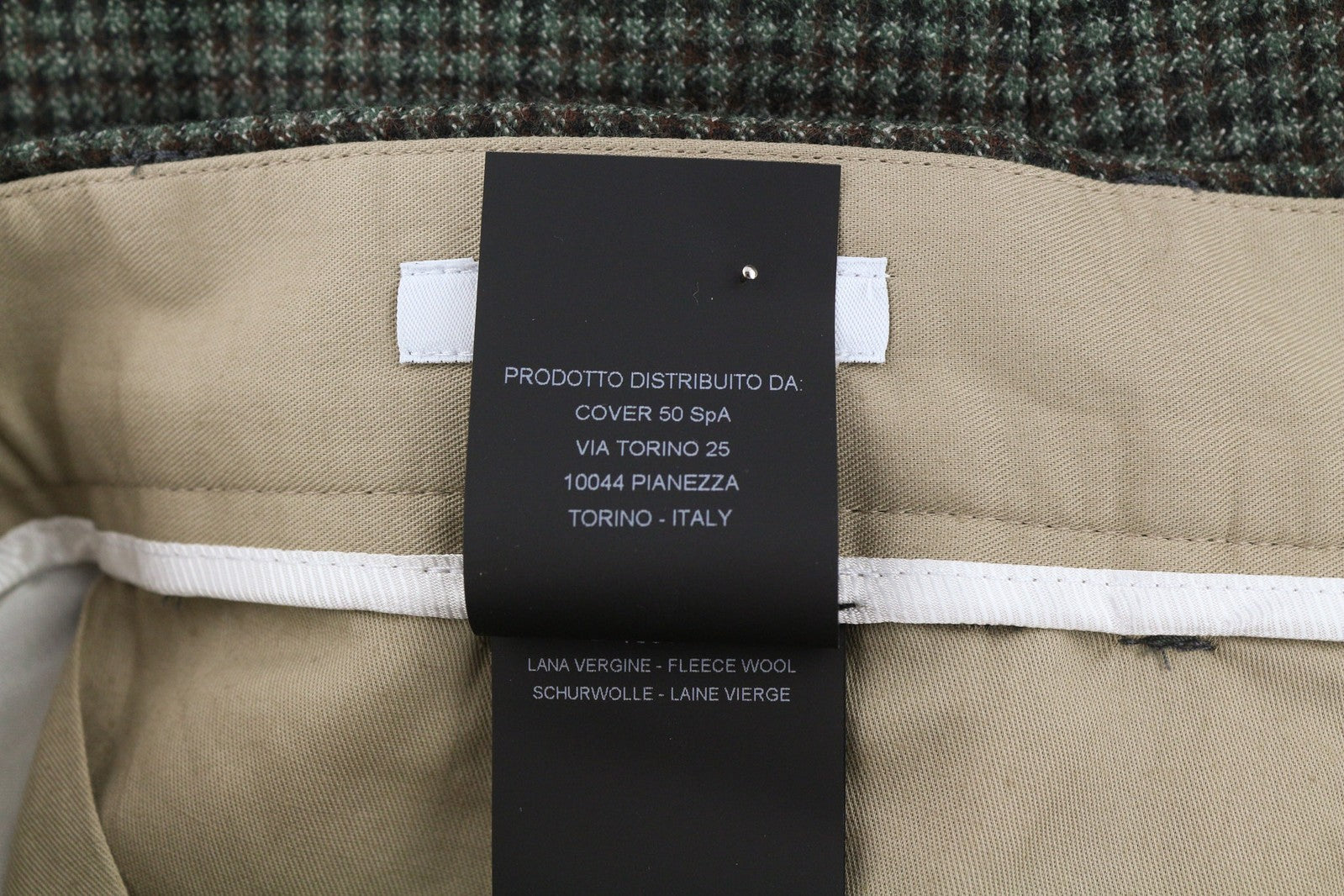 PT TORINO vyriškos kelnės 48 W34 minkštos grynos vilnos pilka raštuota klostuota suknelė 