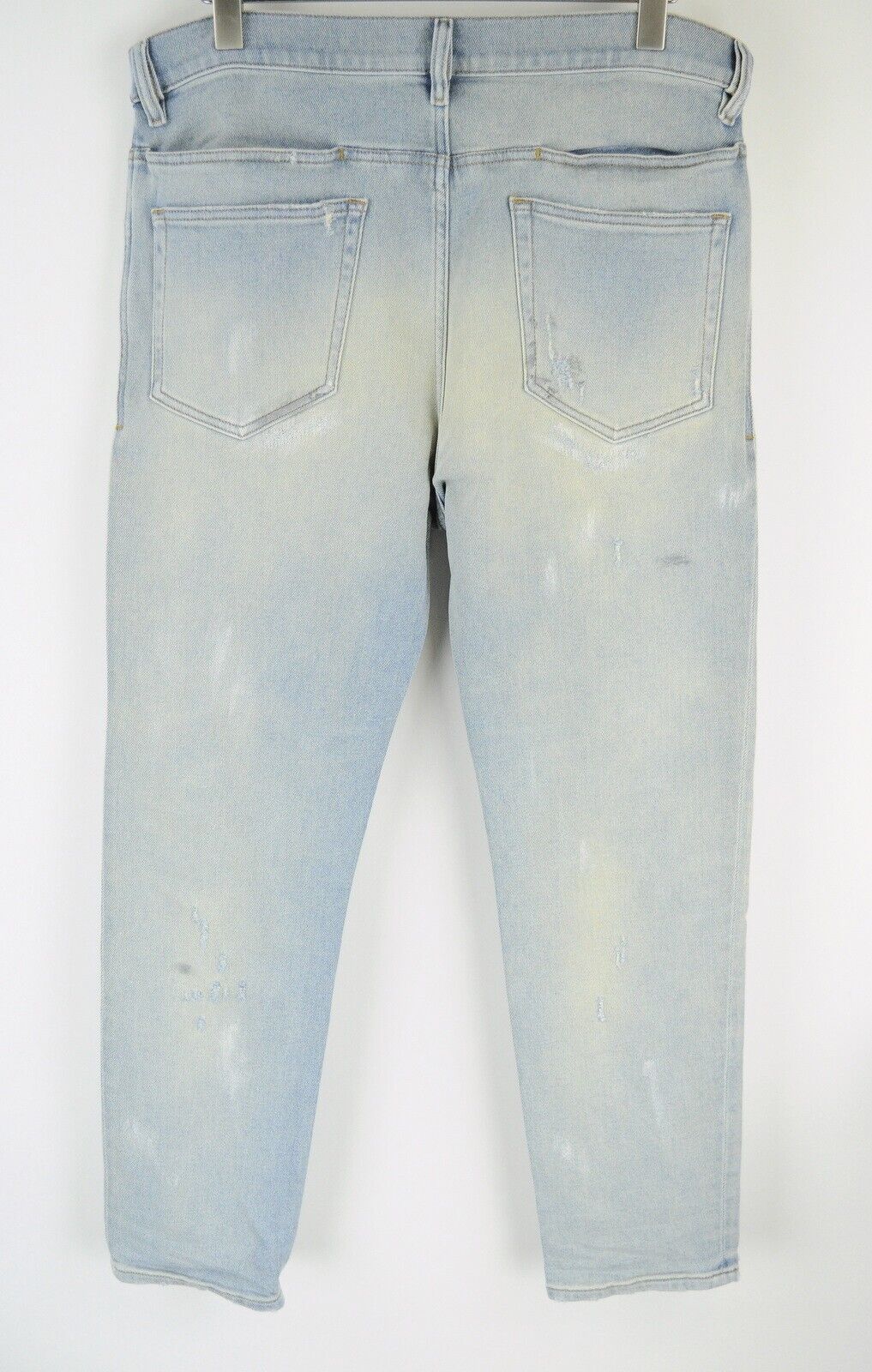 DIESEL D-Eetar 081AK Mens Jeans W34/L32 Stretchy Blue Aged Ripped Carrot