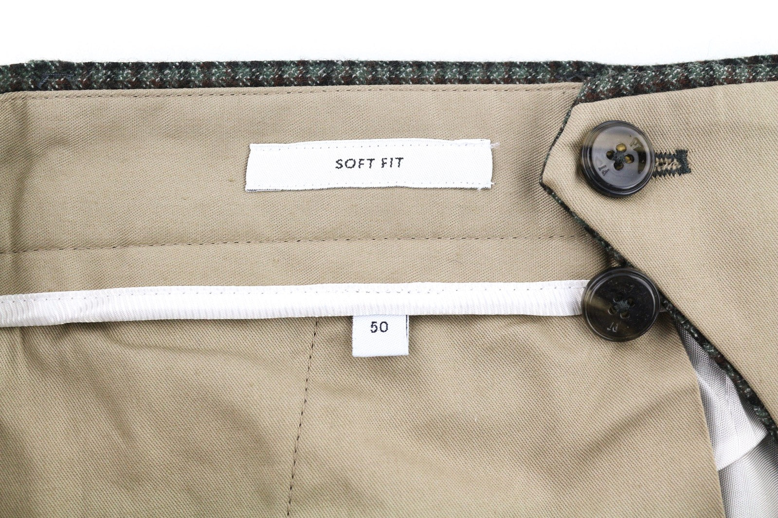 PT TORINO vyriškos kelnės 50 W36 minkštos grynos vilnos pilka raštuota klostuota suknelė 