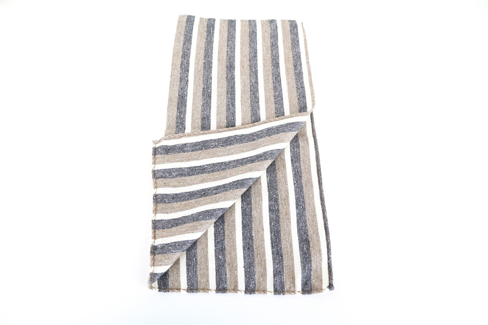 SUITSUPPLY vyriška kišeninė nosinaitė, 33 x 33 cm, dryžuota nosinaitė iš šilko ir medvilnės mišinio 