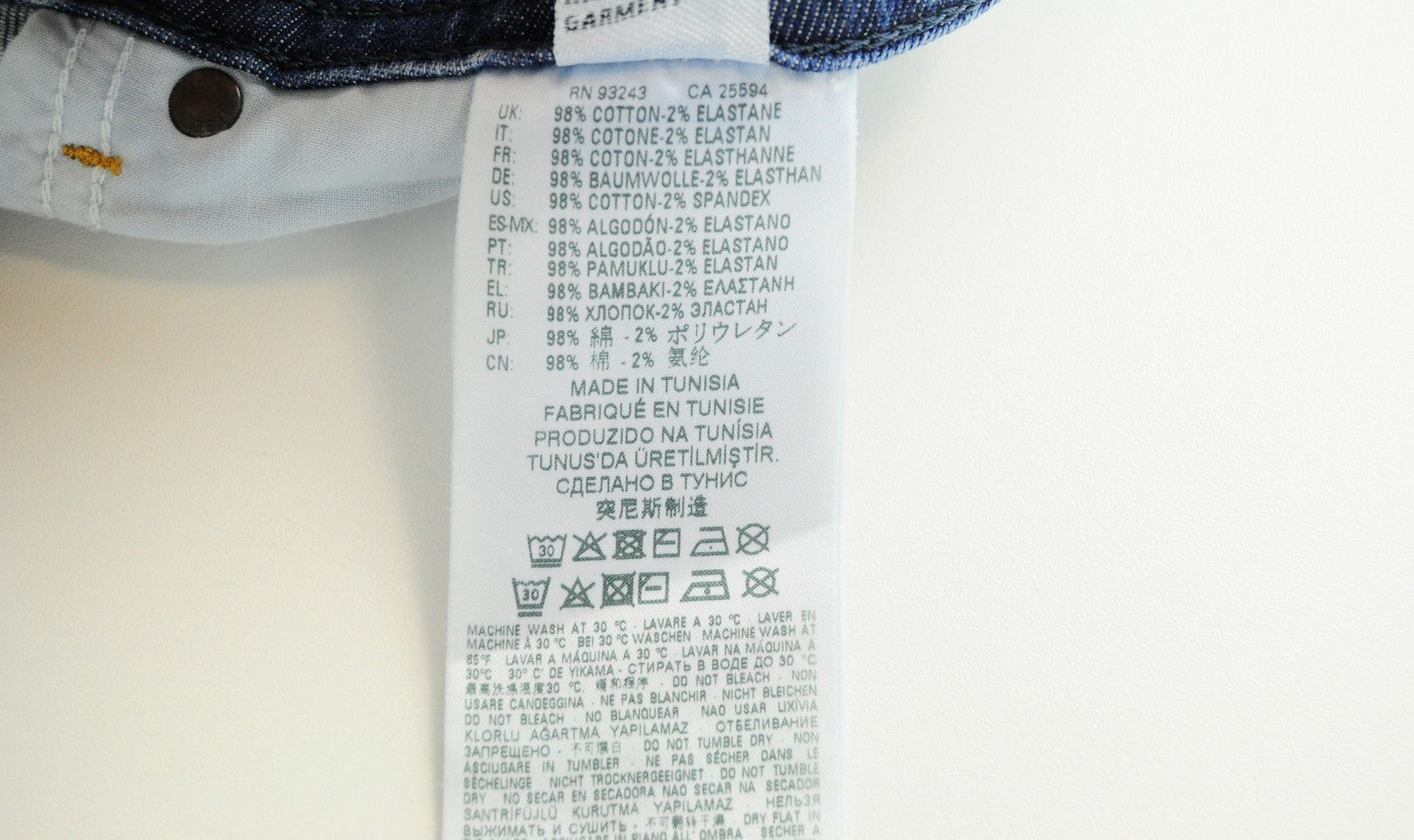 DIESEL Buster R4TW8 vyriški džinsai W31/L32 Slim Taper Fit, plėšyti, mėlyni, tamprūs džinsai 