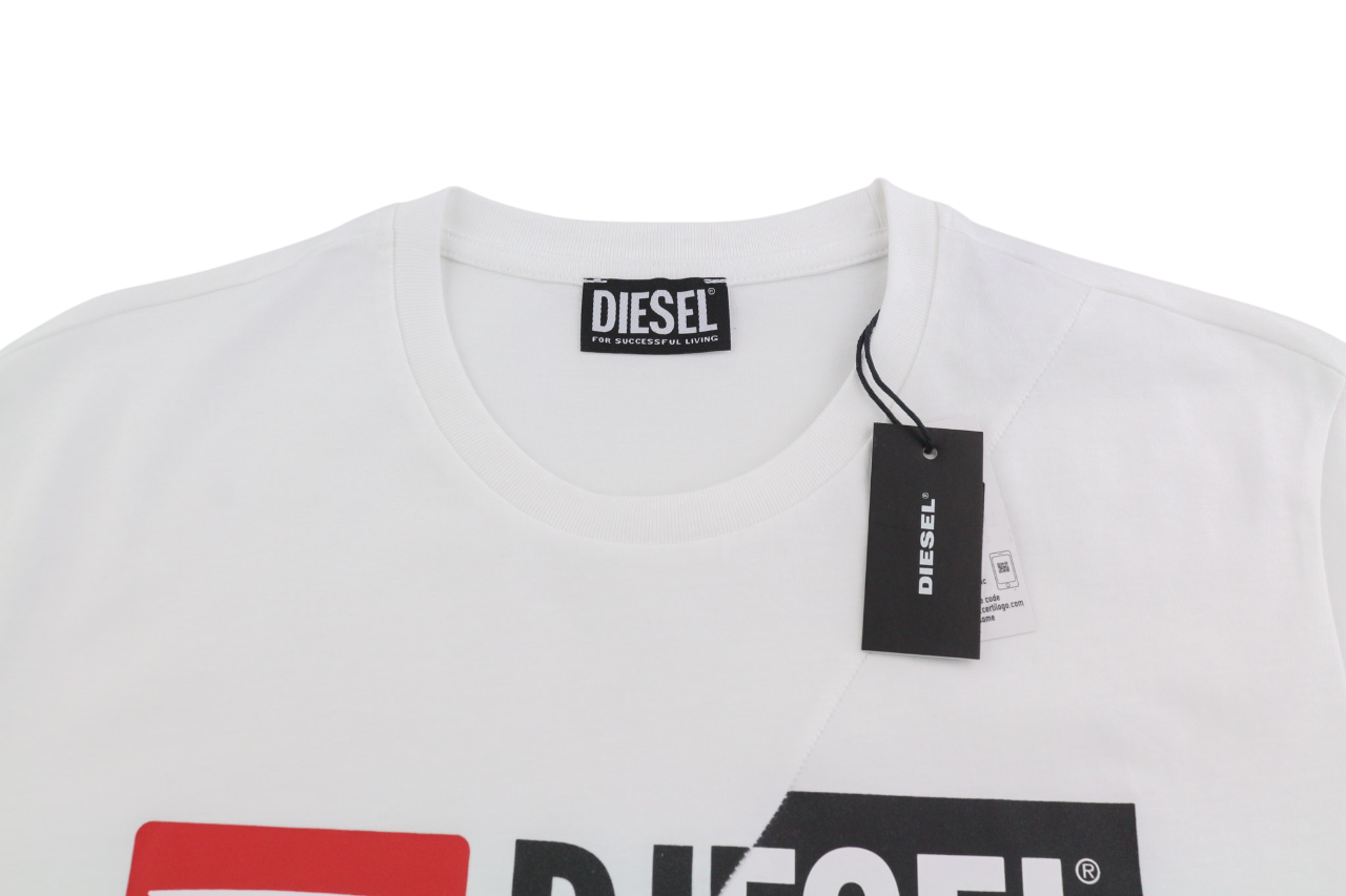 DIESEL T-Diego-Cuty vyriški marškinėliai L ilgio, trumpomis rankovėmis, apvalia apykakle, laisvalaikio stiliaus trikotažas