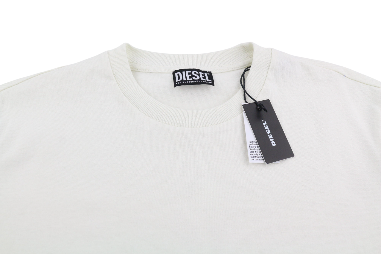 DIESEL T-Just-B67 vyriški marškinėliai trumpomis rankovėmis, apvalia apykakle, trikotažiniai, M dydžio, RRP – 60 € 