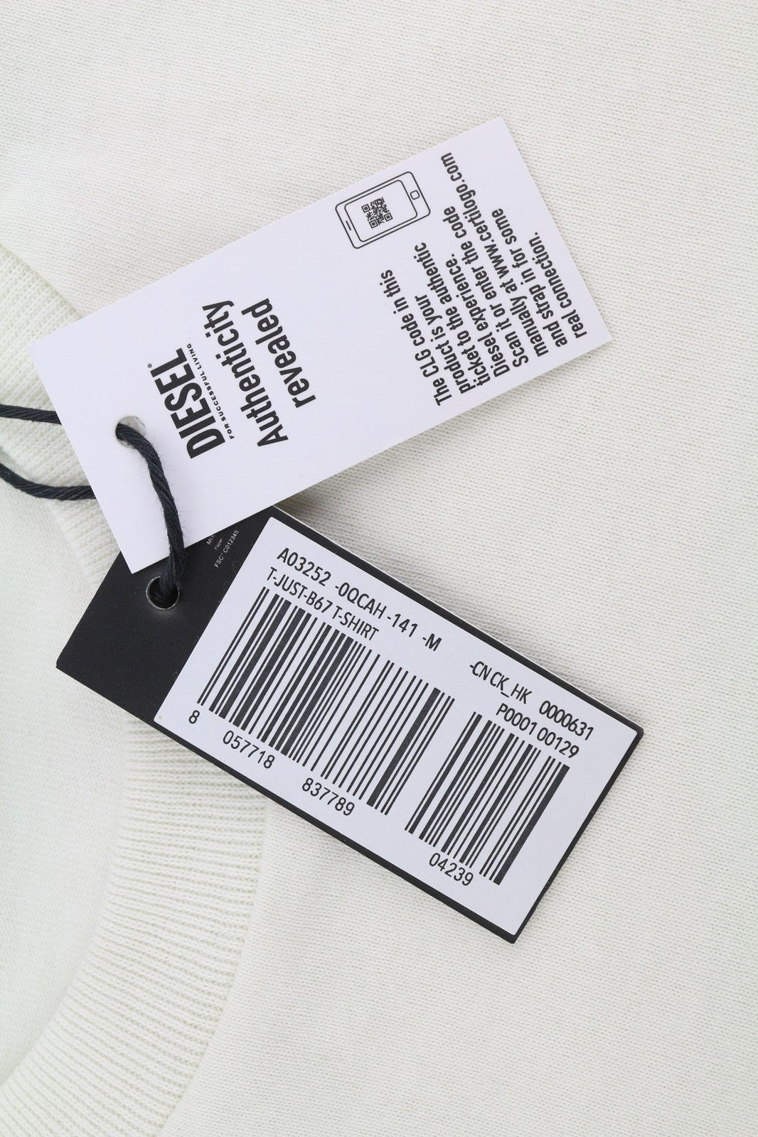 DIESEL T-Just-B67 vyriški marškinėliai trumpomis rankovėmis, apvalia apykakle, trikotažiniai, M dydžio, RRP – 60 € 