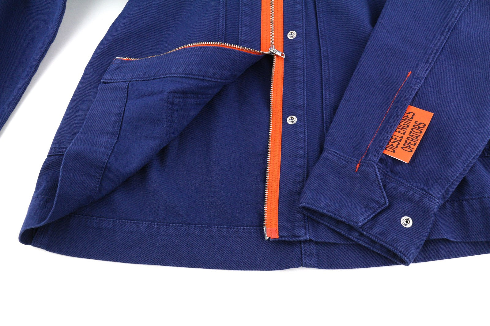 DIESEL De-Angelica-SP moteriška suknelė L ilgio rankovėmis, su užtrauktukais ir kišenėmis, džinsinė, RRP 295 € 