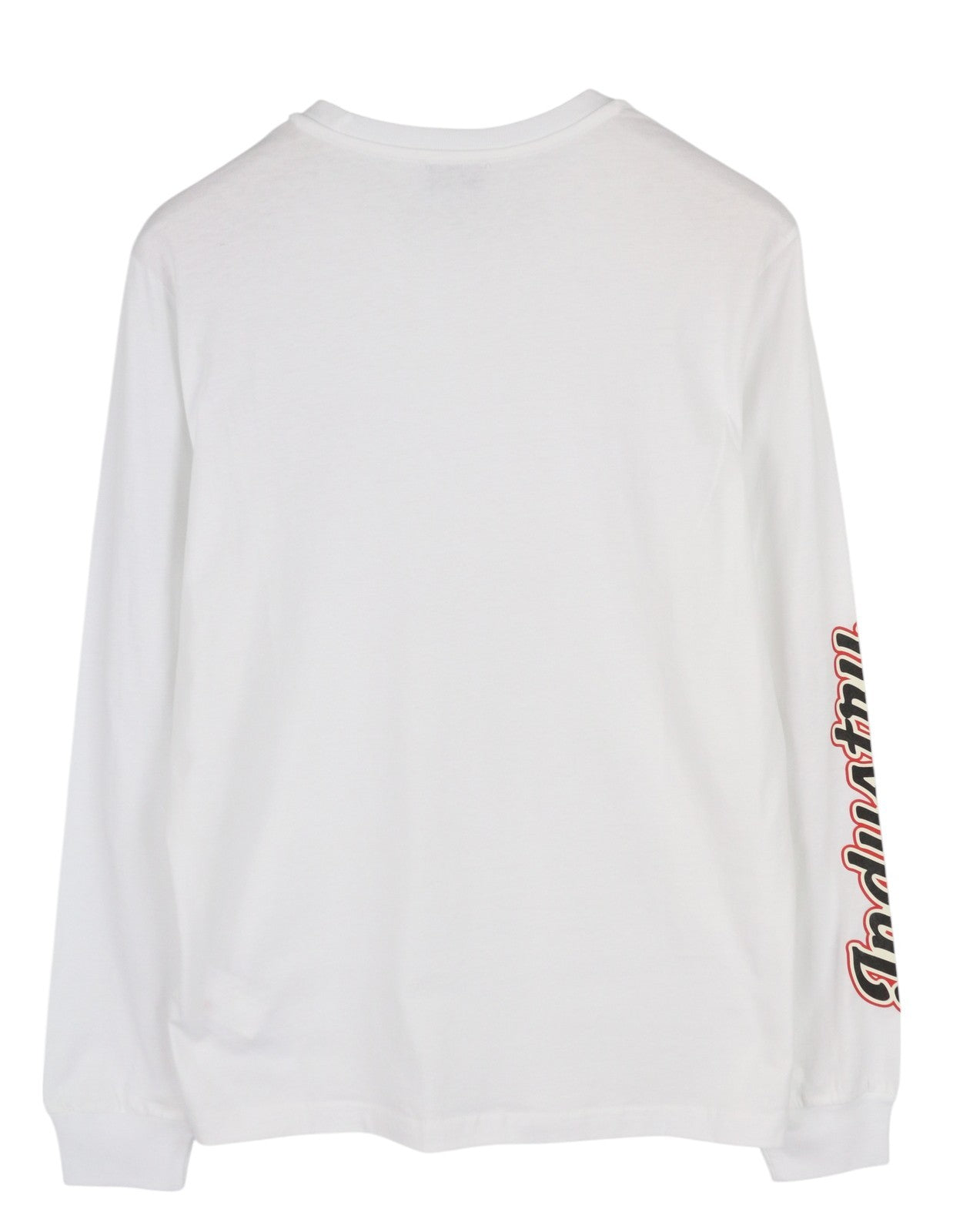 DIESEL T-Diegos-LS-K27 vyriški marškinėliai L dydžio, balti, medvilniniai, ilgomis rankovėmis, apvalios iškirptės trikotažiniai marškinėliai. 