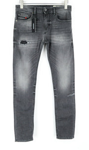 DIESEL Thommer R266U vyriški džinsai W30/L32 Slim Skinny Fit pilki skalbti džinsai 