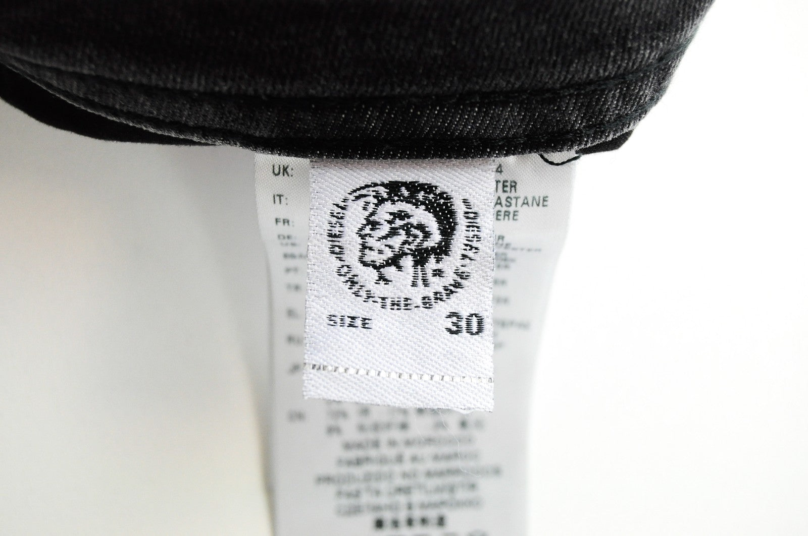 DIESEL Thommer R266U vyriški džinsai W30/L32 Slim Skinny Fit pilki skalbti džinsai 