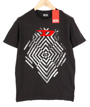 DIESEL T-Diegor-C16 Mens T-Shirt 2XL Short Sleeve Crew Neck  Black RRP€70