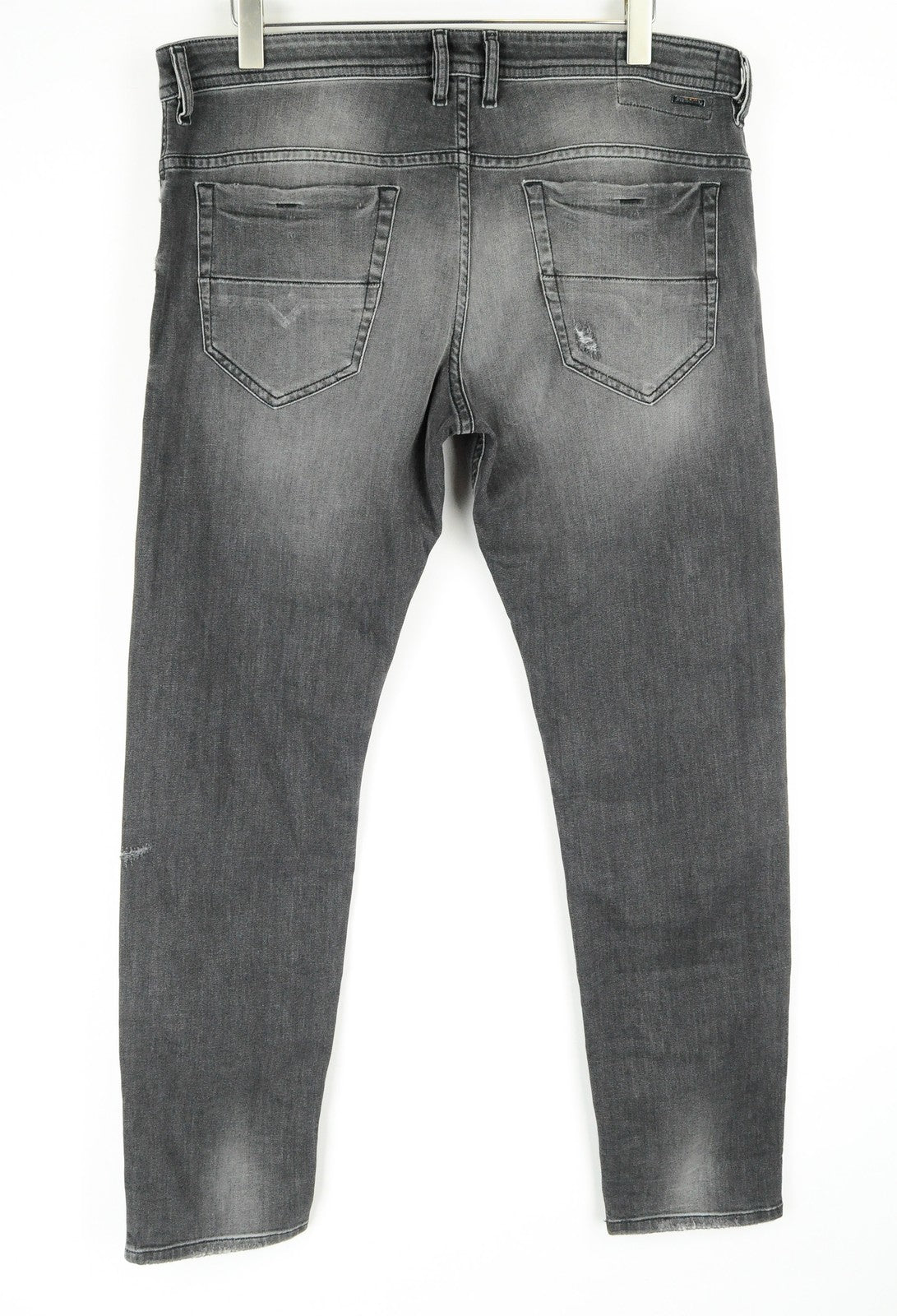 DIESEL Thommer R266U vyriški džinsai W38/L32 Slim Skinny skalbti pilki džinsai 