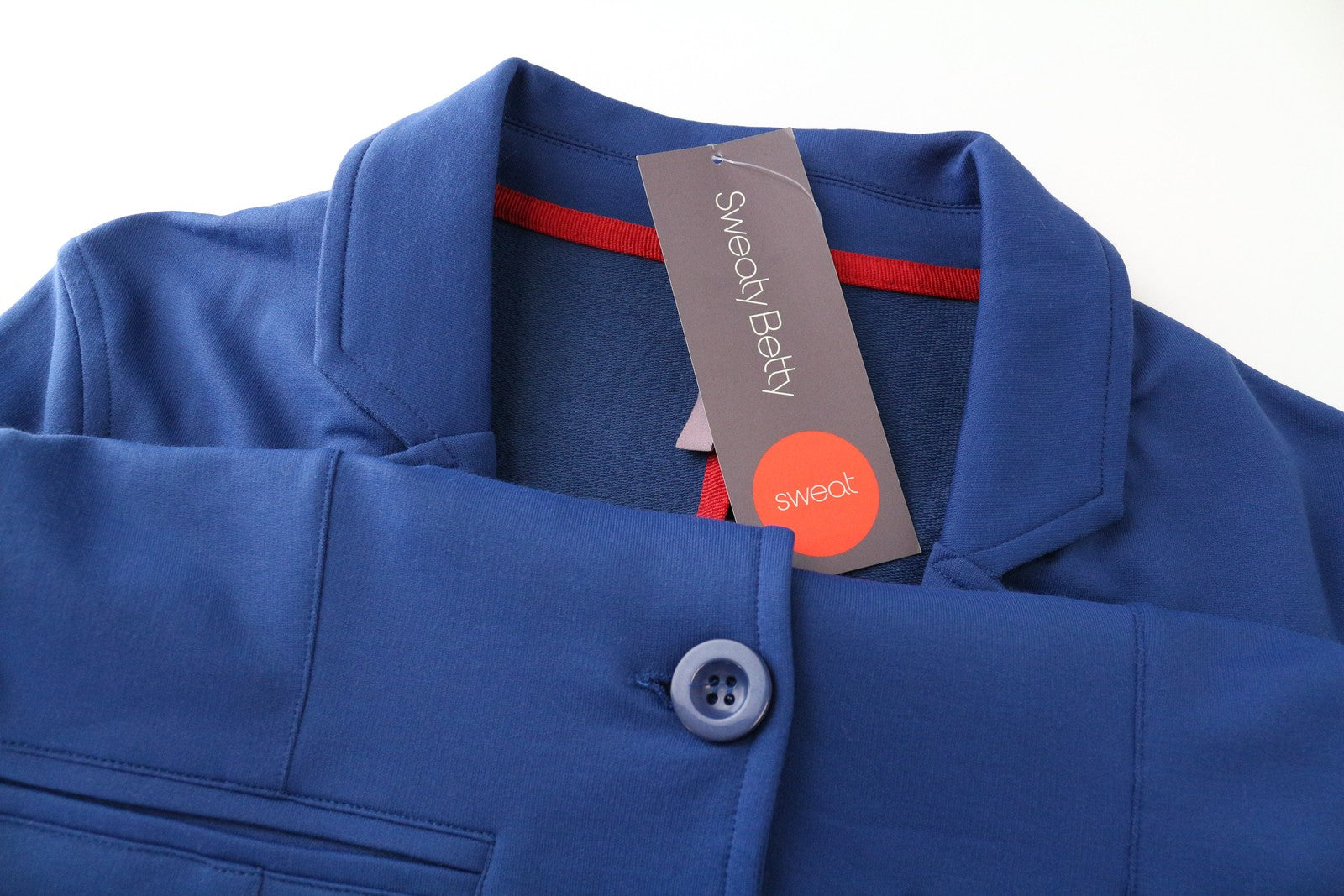 SWEATY BETTY moteriškas teisėjo teniso švarkas S, sugeriantis prakaitą, greitai džiūstantis, mėlynas 