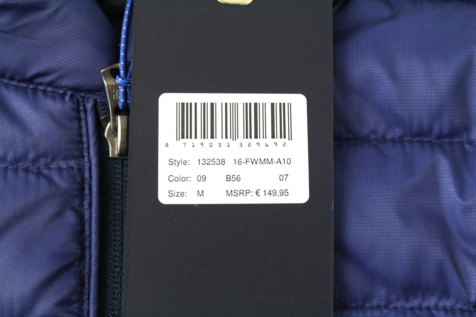 SCOTCH &amp; SODA vyriška striukė MEDIUM, dygsniuota, paminkštinta, mėlyna, trumpa, laisvalaikio stiliaus, su pamušalu 