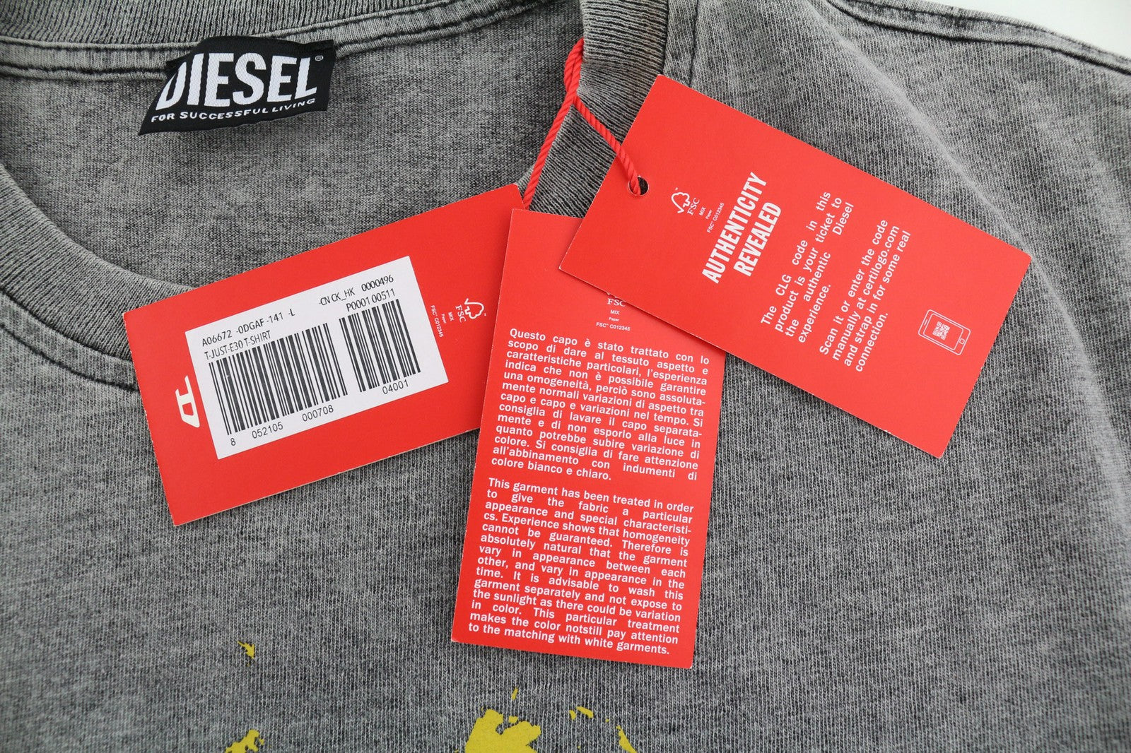 DIESEL T-Just-E30 vyriški marškinėliai su trumpomis rankovėmis, L dydžio, apvalia apykakle, tamsiai mėlyni, laisvalaikio stiliaus. 