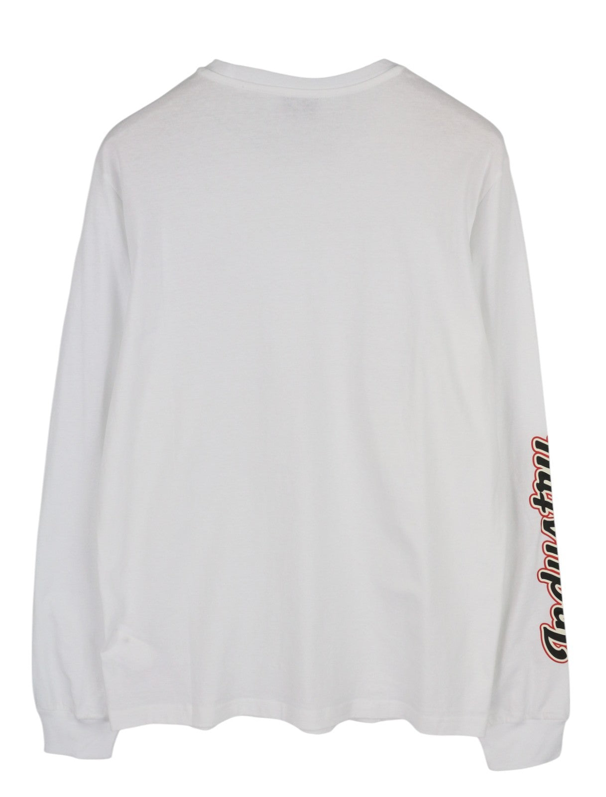 DIESEL T-Diegos-LS-K27 Men T-Shirt 3XL White Cotton Long Sleeve Crew Neck Tricot