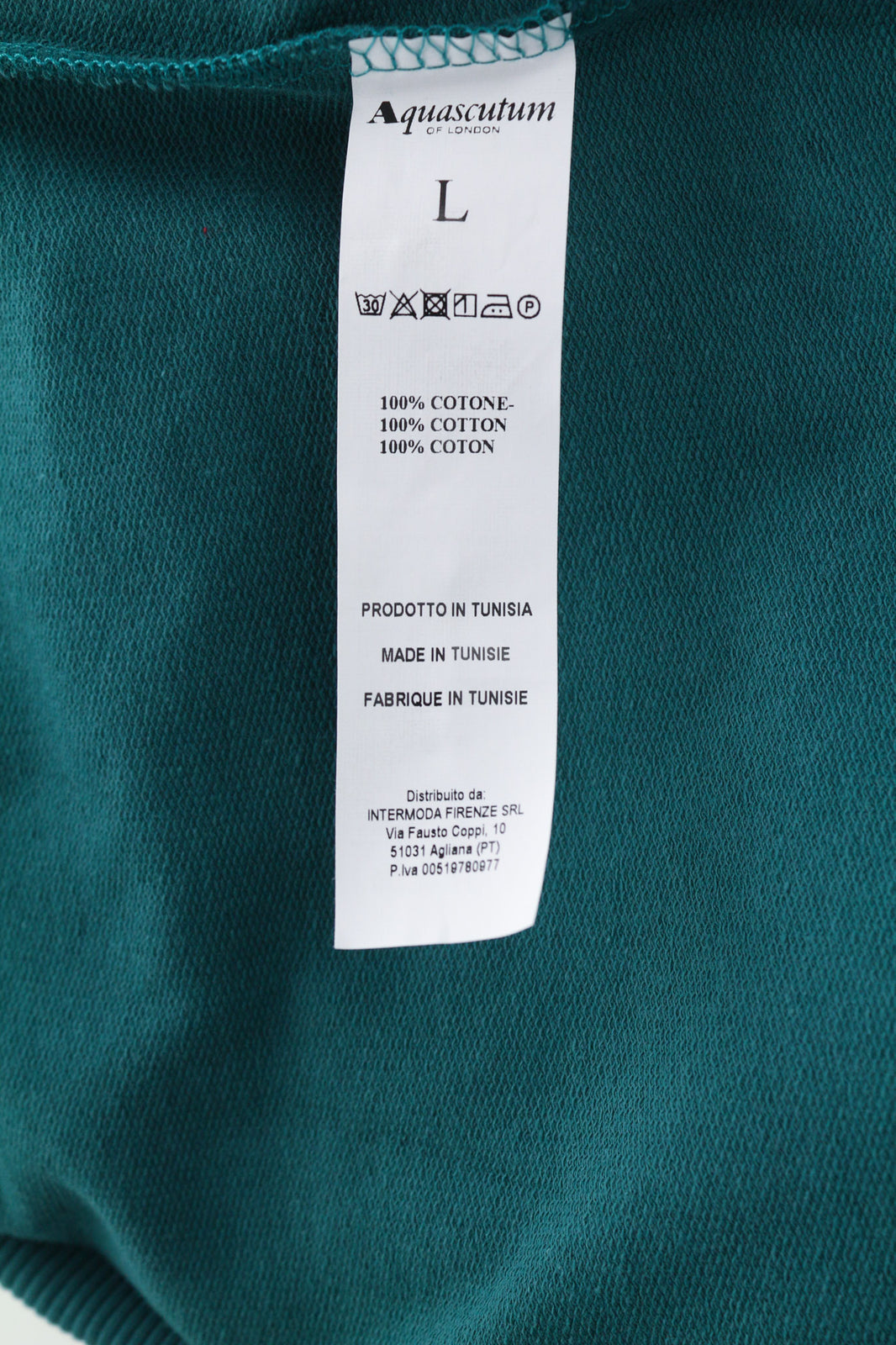 AQUASCUTUM FCIA18 vyriškas džemperis su gobtuvu L dydžio, tamsiai žalias, kengūros spalvos, megztinis su gobtuvu ir dirželiais, logotipas 