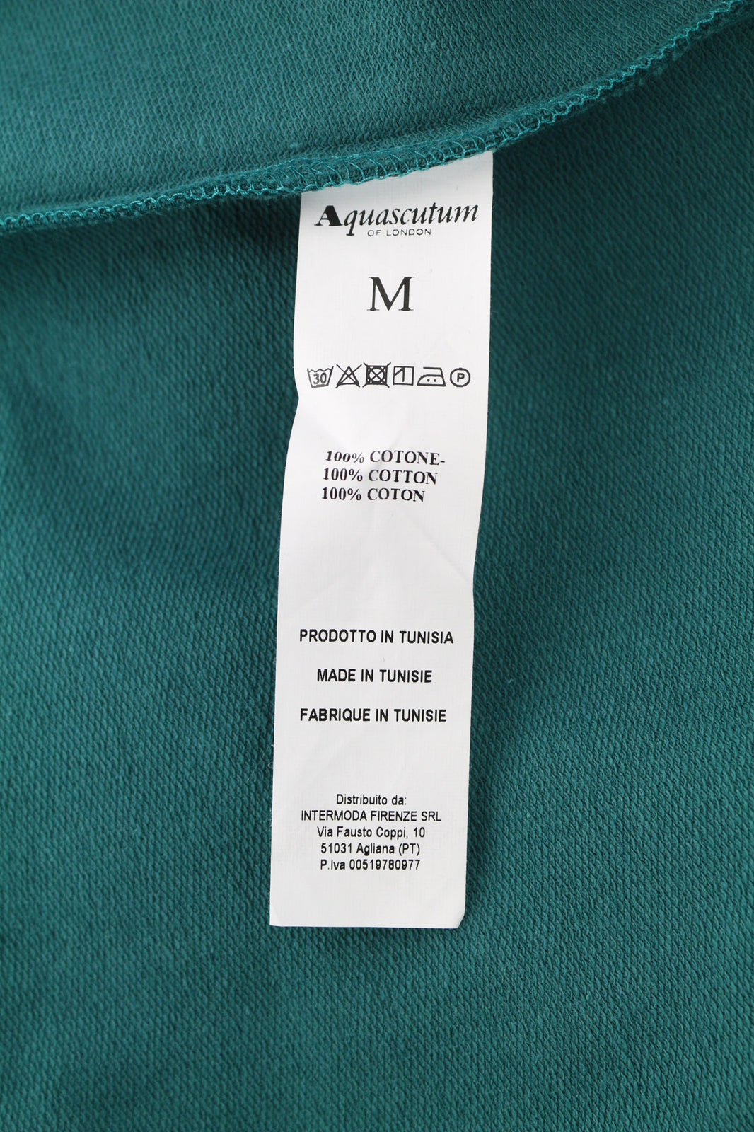 AQUASCUTUM FCIA18 vyriškas džemperis su gobtuvu M tamsiai žalias kengūros formos gobtuvas su dirželiais ir logotipu 