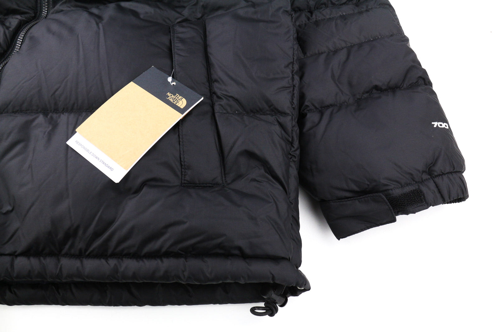 „THE NORTH FACE 1996 Retro Nuptse“ vyriška striukė L 700 su izoliuotu gobtuvu ir pūkomis 