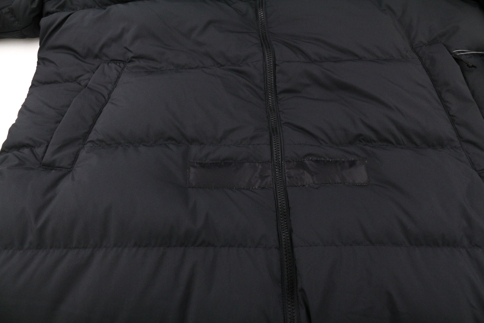 „THE NORTH FACE Triple C“ moteriškas paltas XL dydžio, juodas, 550 pūkų izoliacijos striukė su gobtuvu 