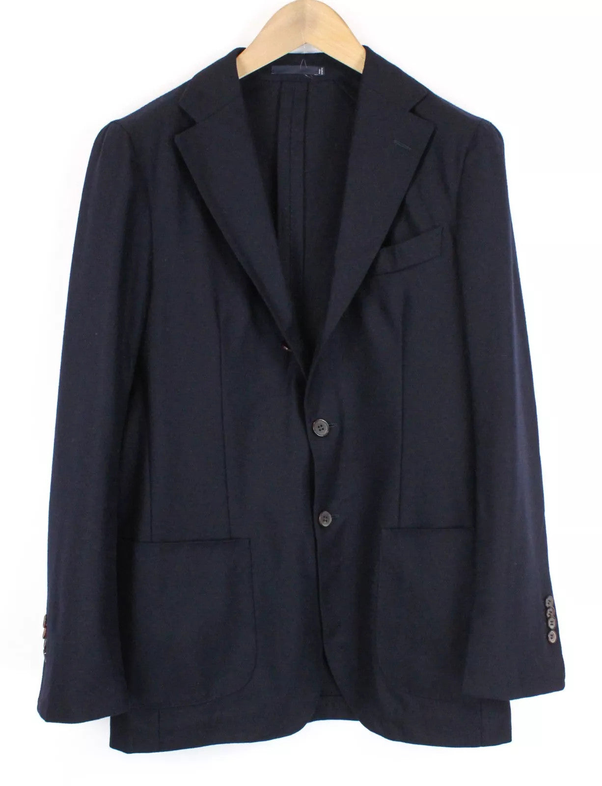 SUITSUPPLY Havana Men's Suit UK38R Navy Slim Wool 2-Piece Single-Breasted