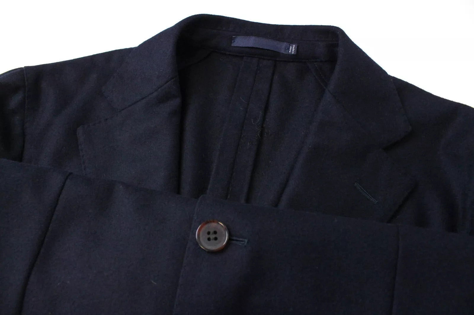 SUITSUPPLY Havana Men's Suit UK38R Navy Slim Wool 2-Piece Single-Breasted