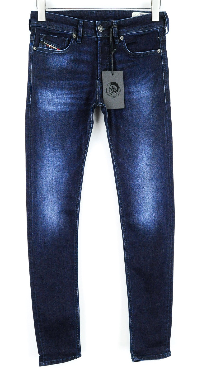 DIESEL Sleenker-X 083AG vyriški džinsai W28/L32 Slim Skinny Cotton Stretch Blue 