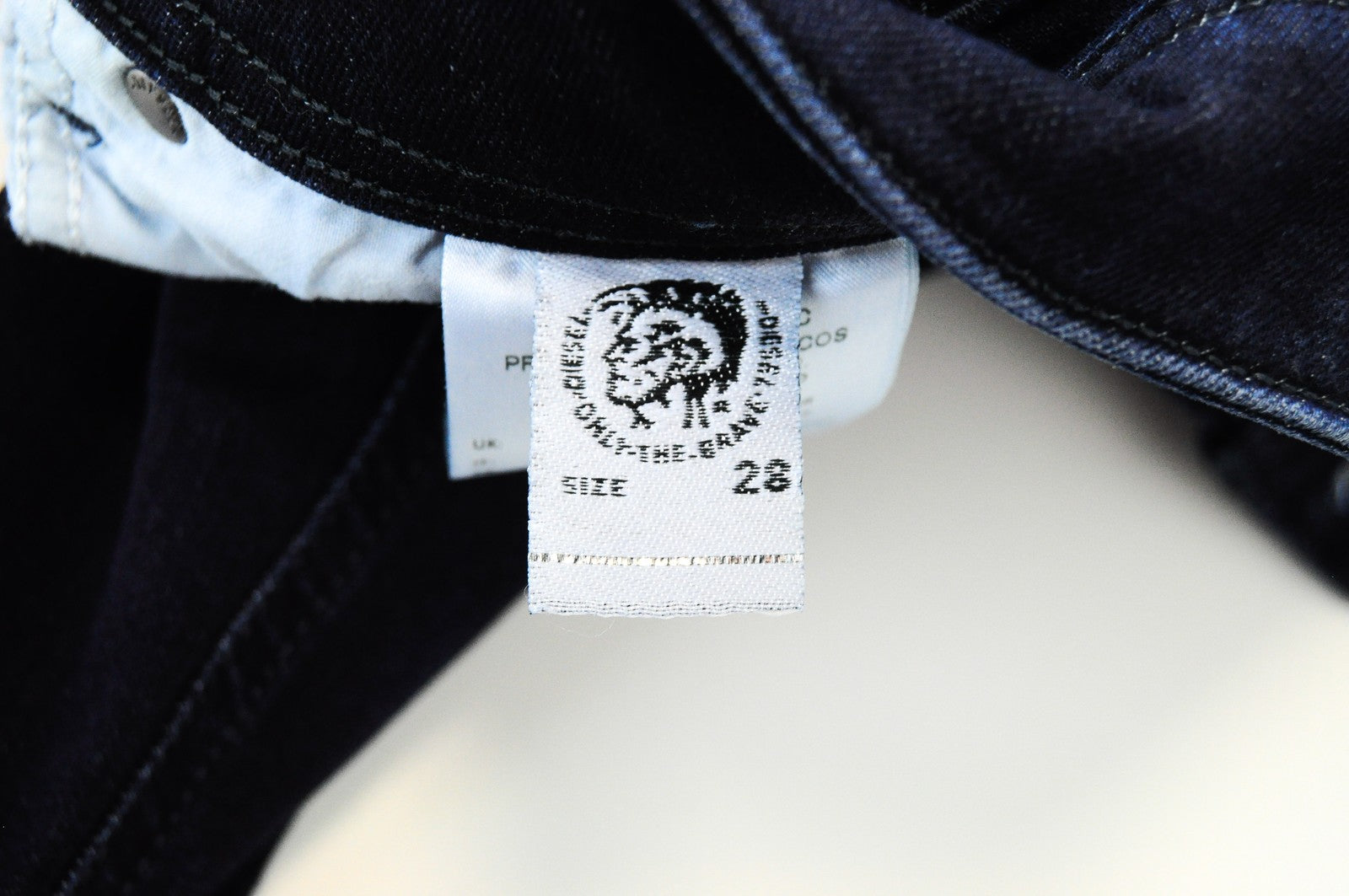 DIESEL Sleenker-X 083AG vyriški džinsai W28/L32 Slim Skinny Cotton Stretch Blue 